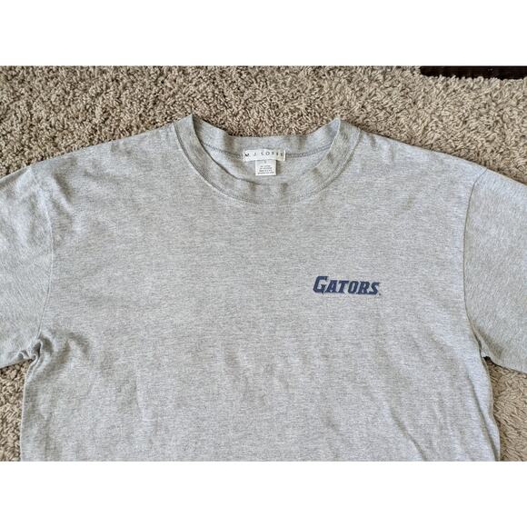 Vintage M. J. SOFFE Florida Gators Sweatshirt Mens L Gray-Blue Embroidered USA - Picture 9 of 10